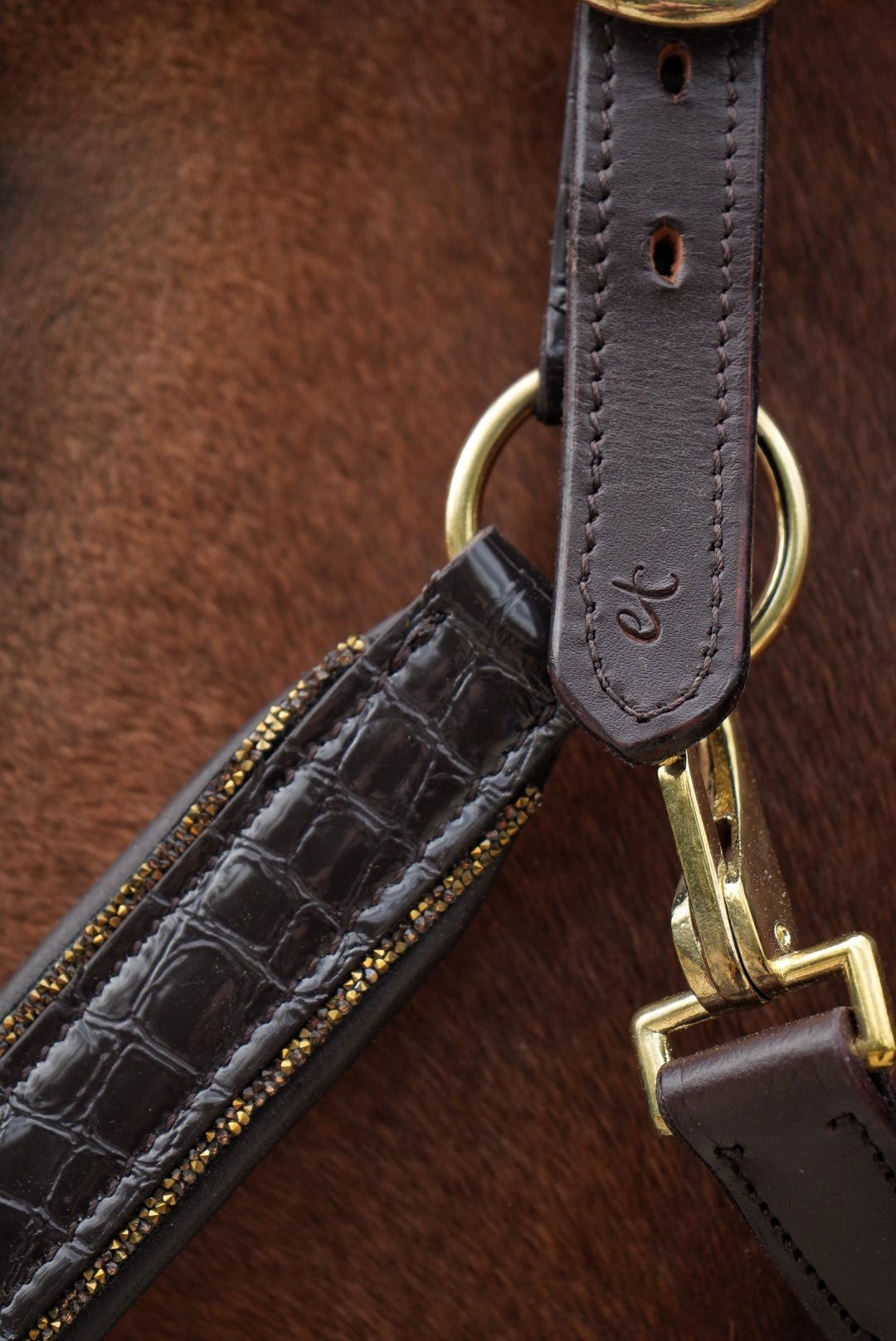 EquineTails Leather Halter