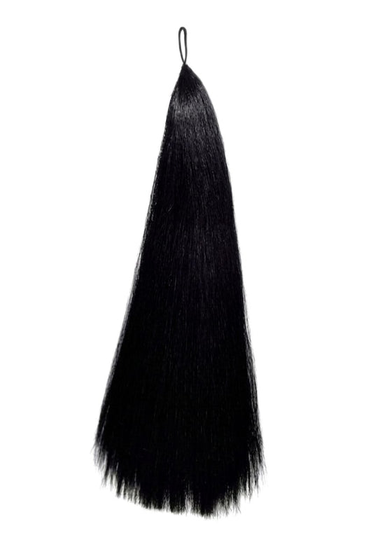 Dyed Black Horse Tail Extension