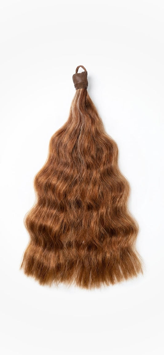 Light Chestnut Light Highlights Horse Tail Extension — 550g
