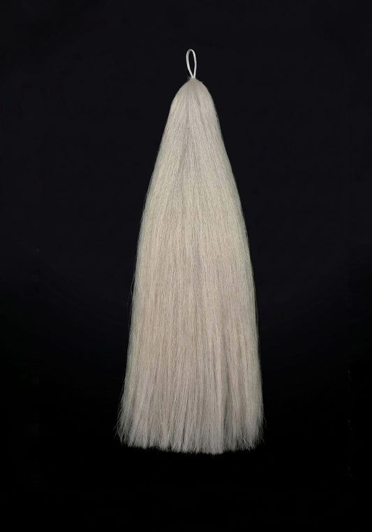 Natural White Horse Tail Extension